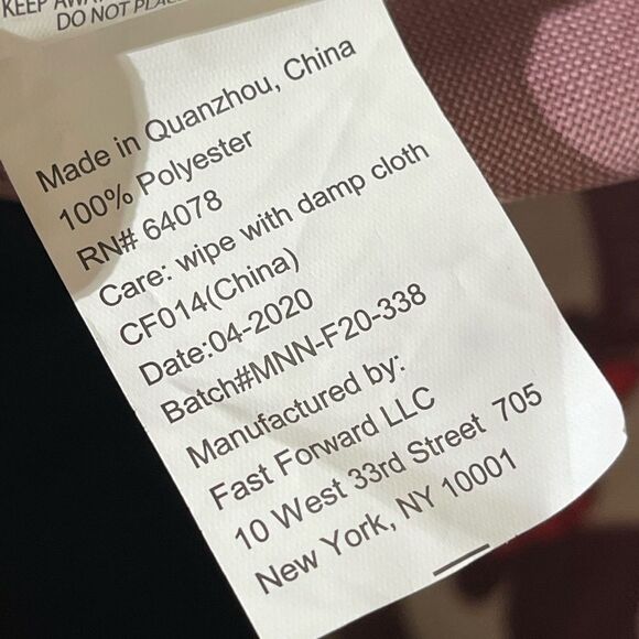 Disney Minnie Mouse Checkered Tote - Black, White, and Red - Picture 6 of 9